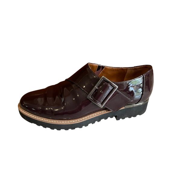 Franco Sarto Cade Cade Monk Strap Oxford Loafers Oxblood 7 - Picture 1 of 8